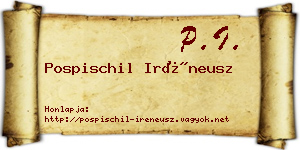 Pospischil Iréneusz névjegykártya